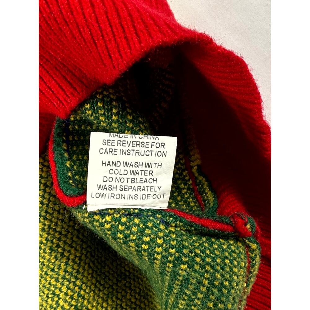 Hot & Delicious Women Rainbow Stripe M/L Oversized Knit Sweater long sleeve - Picture 8 of 8